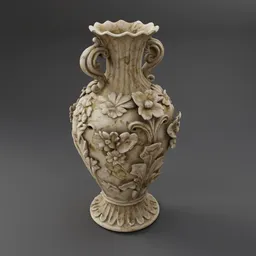 Ornate Marble Vase