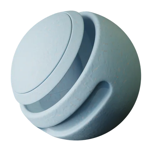 High-resolution PBR texture of light blue painted metal, ideal for Blender 3D artists.