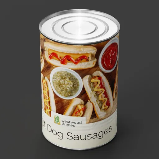 Tin Can Hot Dog Sausages