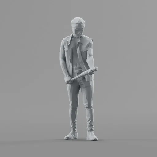 Lowpoly Male Standing