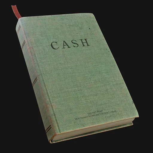 Vintage Office Cash Records Book