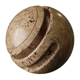 Brown metalic marble