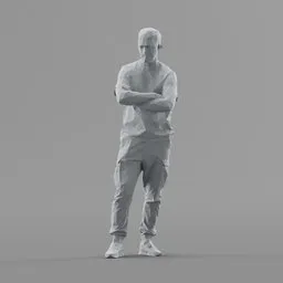 Lowpoly Male Standing