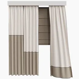 Roman and Cotton Curtain