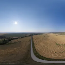 Aerial Canadian Country Farmland