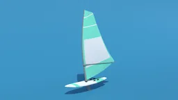 Low Poly Wind Surf