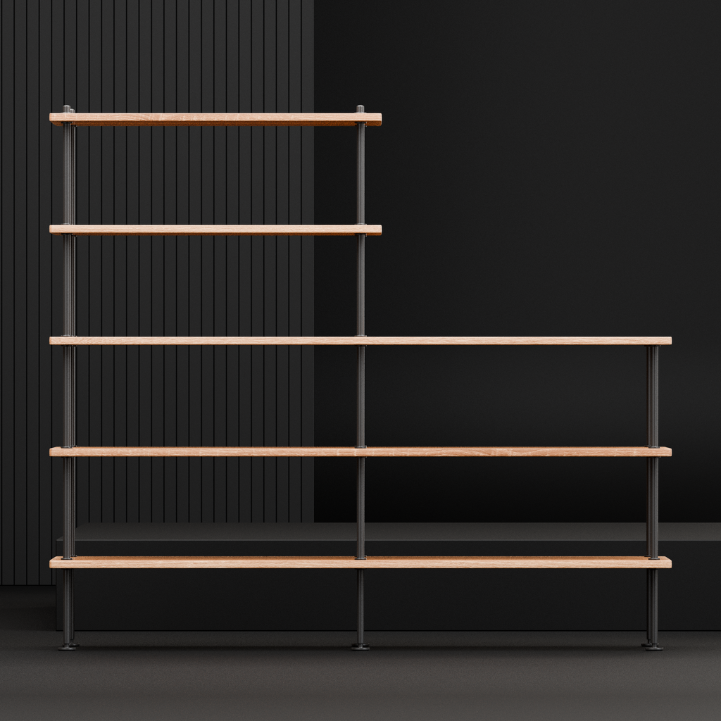 BM02532 Shelving system Wardrobes models BlenderKit