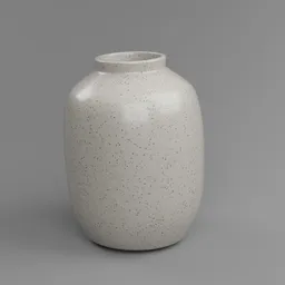 Speckled Sage Cream Vase