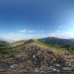 Highsky Mountain Ground Bluesky Rock