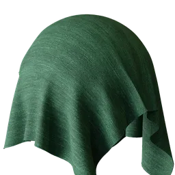 Green fabric