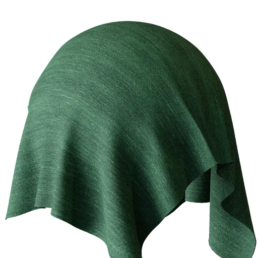 Green fabric