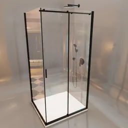 Shower corner set