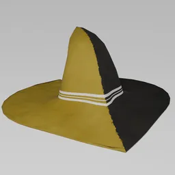 Wizard Hat (YellowBlack)