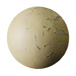 Peeling Yellow Wall Paint
