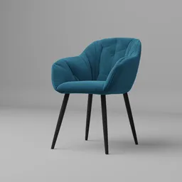 "Stella Velvet Dining Chair: Modern 3D Model for Blender 3D - Blue Chair with Black Legs and Velvet Material | Furniture Category"
or
"Blender 3D Model: Stella Velvet Dining Chair - Modern Dining Chair with 2 Color Variations | Furniture Category"