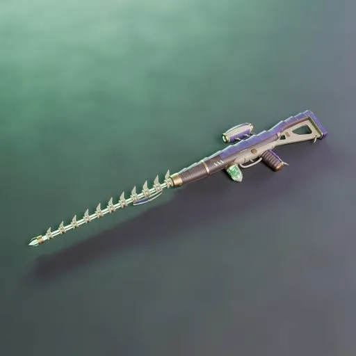 Alien Sci Fi Sniper Rifle Gun