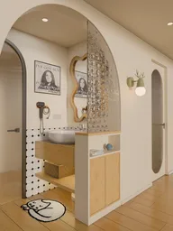 Bathroom interior scene