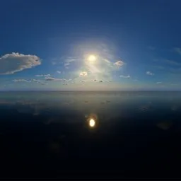Daytime sunlight on the sea HDRI