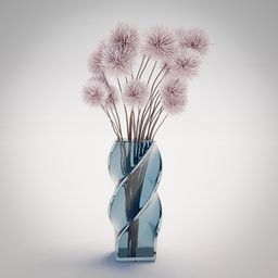 Deco Vase with deco flowers