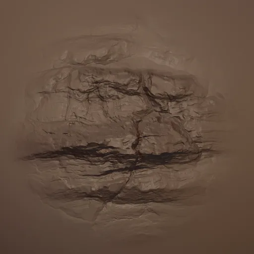 Cracked Rock Rugged Brush