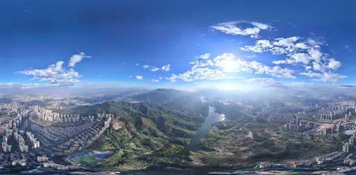 Highsky building forest clouds