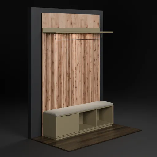 Entry Table model walnut bali