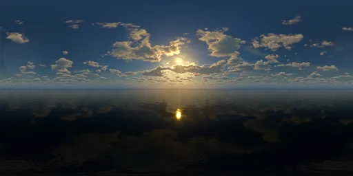 Sunset sunlight