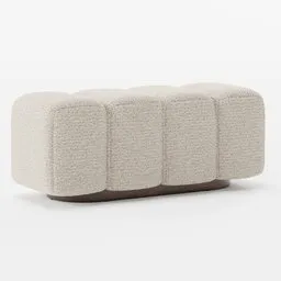 Minimal modern bench