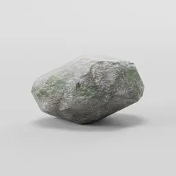 Low-poly Boulder Rock