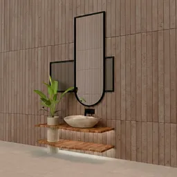 Modern Minimalist Bathroom Sink Set