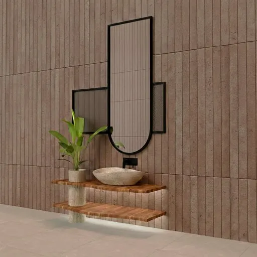 Modern Minimalist Bathroom Sink Set