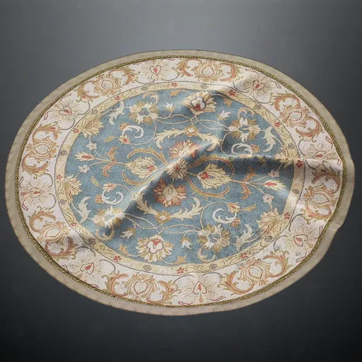 Large round rug