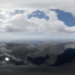 Cloudy Sky Day Landscape