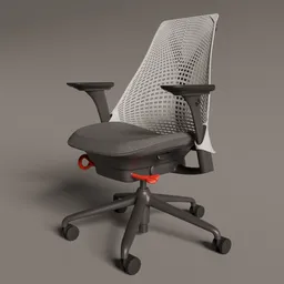 Gaming Chair HM Sayl Studio White - Red