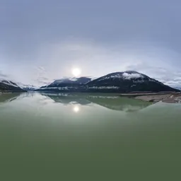Landscape Clouds Mountains Aerial