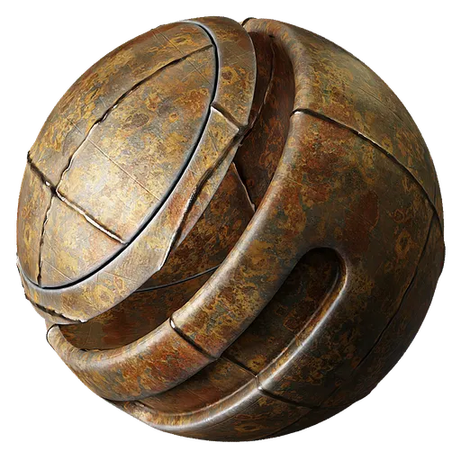 Welded Metal Rusty