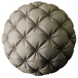 Quilted Fabric Beige