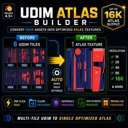 UDIM Atlas Builder