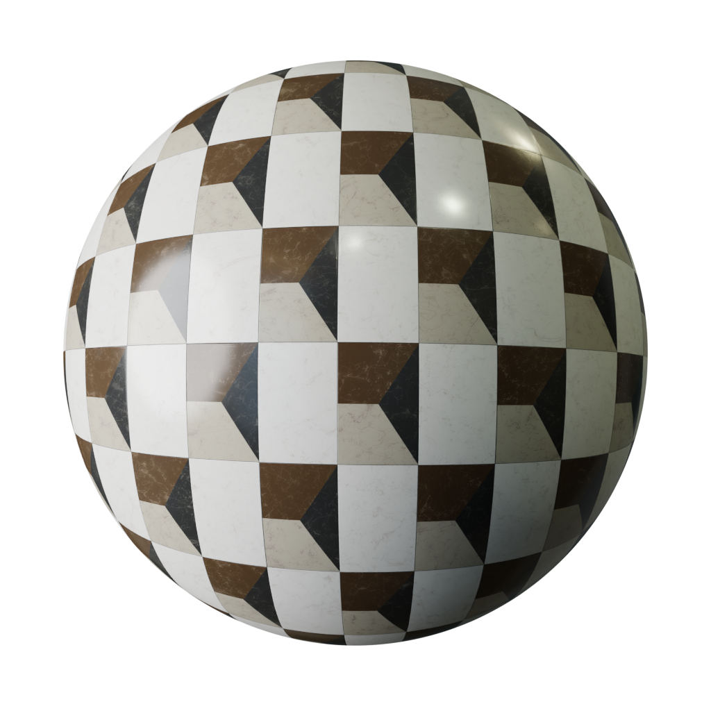 3D illusion marble | FREE tiles materials | BlenderKit