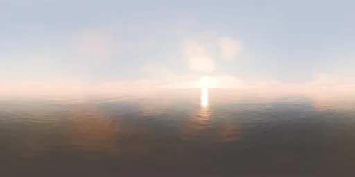 Romantic Coastal Sunset