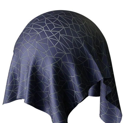 Graphical Blue Jacquard