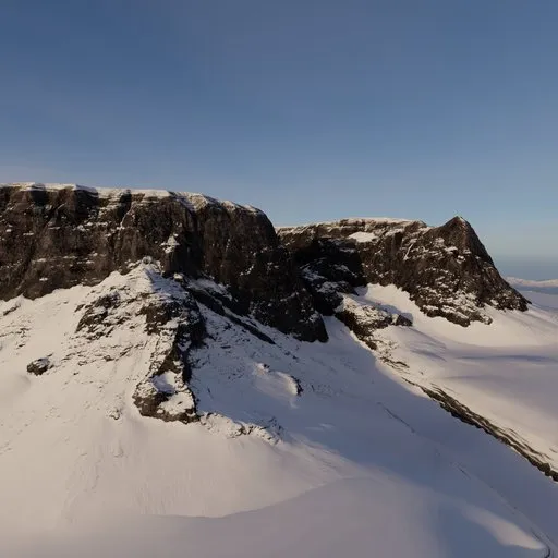 Snow Mountain Landscape Terrain