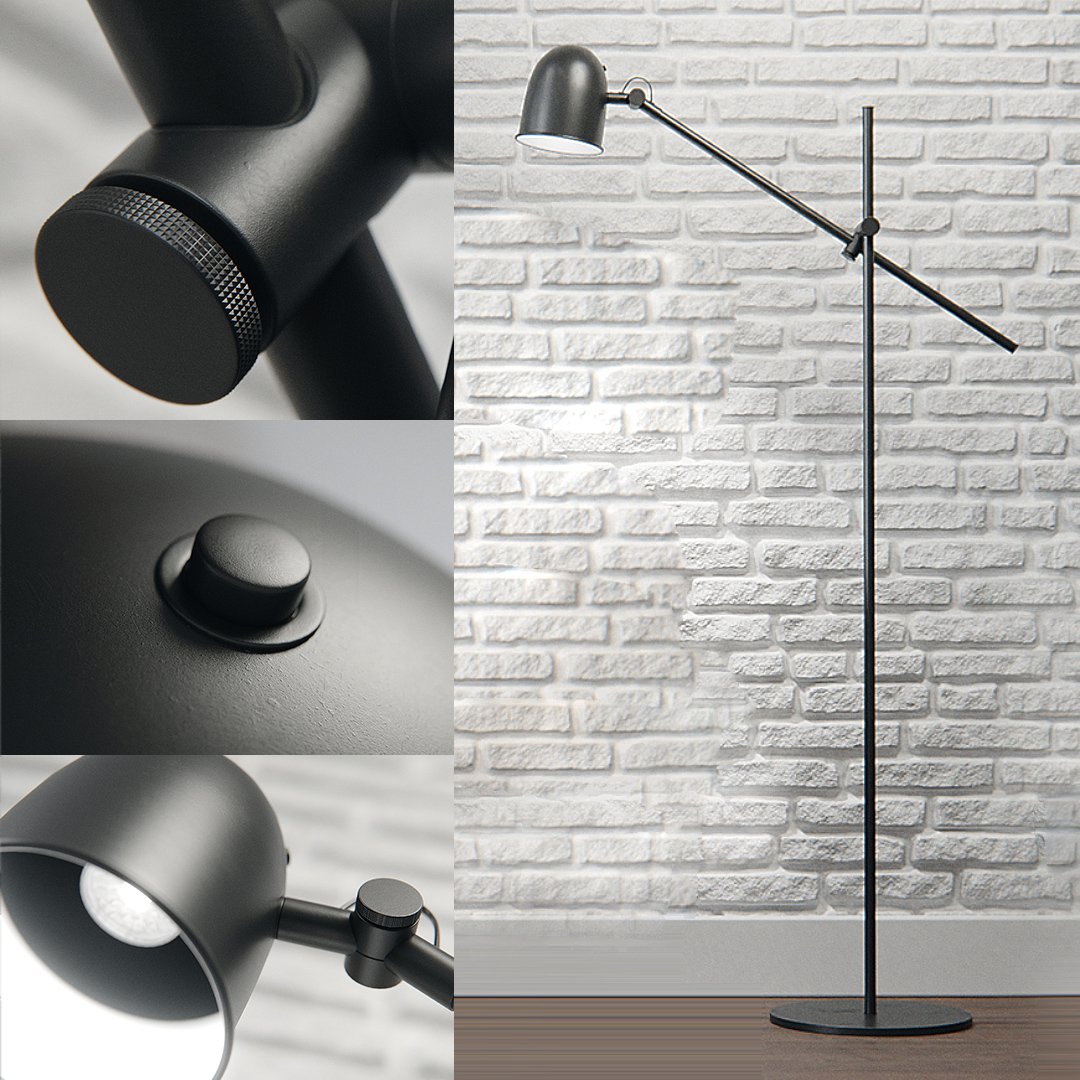 IKEA Skurup Lamp Floor Lamps models BlenderKit