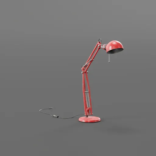 Table lamp red