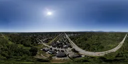 Residential Neighborhood Sunny Day