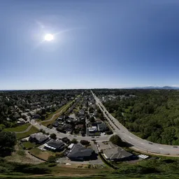 Residential Neighborhood Sunny Day