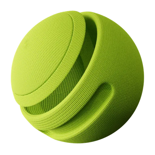 High-quality PBR yellow wool texture for 3D modeling in Blender, ideal for realistic furniture and clothing.