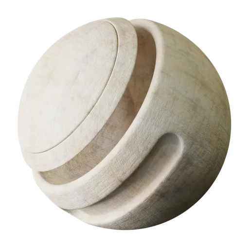 Realistic Ancient Manuscript Parchment texture for PBR 3D materials in Blender, fully procedural with adjustable shader settings.