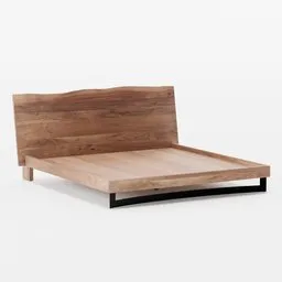 Еimber King Bed Smoked