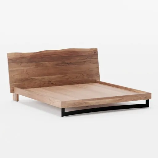Еimber King Bed Smoked
